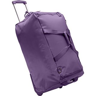 Lipault 27 Foldable 2 Wheeled Duffle Bag   Purple