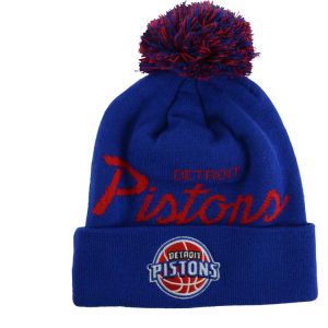 Detroit Pistons NBA Special Script Pom Hat
