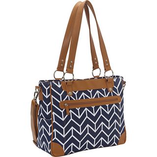 Laptop and Camera Tote Navy Arrows   Kailo Chic Ladies Business