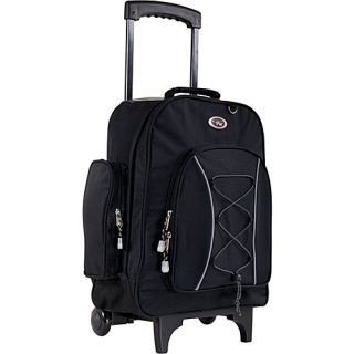 Bleacher Rolling Backpack Black   CalPak Wheeled Backpacks