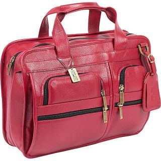 Slimline Executive Briefcase Red   ClaireChase Non Wheeled Computer