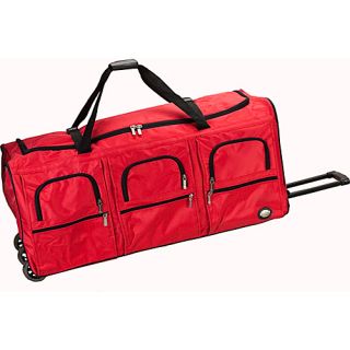 Voyage 4 40 Rolling Duffel Red   Rockland Luggage Large Rollin
