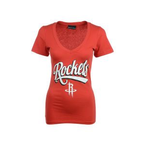 Houston Rockets 5th & Ocean NBA Womens Athletic Foil T Shirt