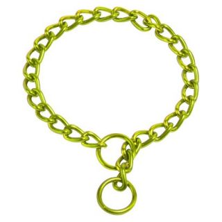 Platinum Pets Coated Chain Training Collar   Corona Lime (26 x 4mm)