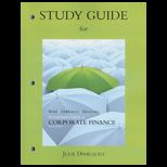 Fundamentals of Corporate Finance   Study Guide