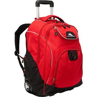 Powerglide Rolling Laptop Backpack Crimson/Black   High Sierra Wheel