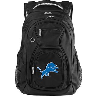 NFL Detroit Lions 19 Laptop Backpack Black   Denco Sports