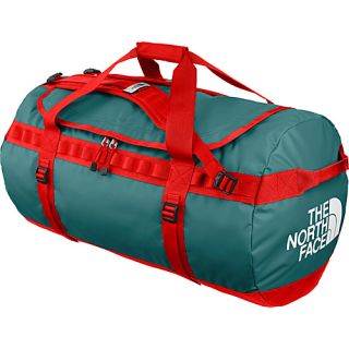 Base Camp Duffel Large Storm Blue/Fire Brick Red   The North Face