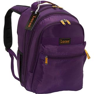 18 Exp Laptop Back Pack   Purple/ Yellow