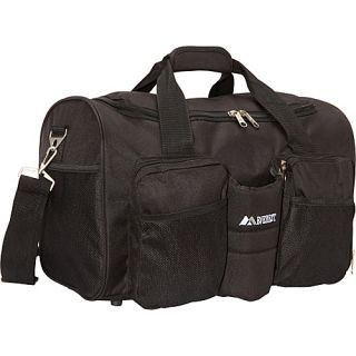 Gym Bag with Wet Pocket Black   Everest All Purpose Duffels