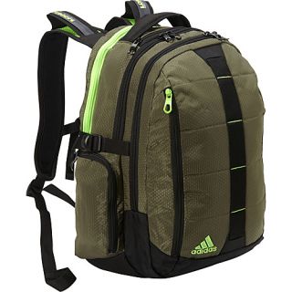 Hillcrest Backpack Earth Green/Solar Green   adidas School & Day Hiking B