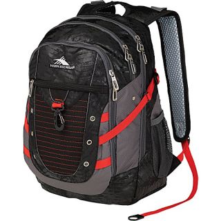 Tactic Backpack Black Treads/Charcoal/Crimson   High Sierra Laptop B