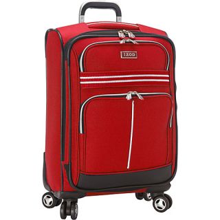 Varsity 20 Inch 4 Wheel Expandable Carry On Exit Red   Izod Luggage