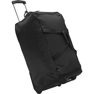 Lipault 27 Foldable 2 Wheeled Duffle Bag   Black