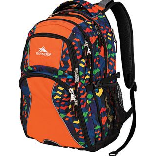 Swerve Laptop Backpack  Womens Cube Climc/Blaze Orange/Black   High