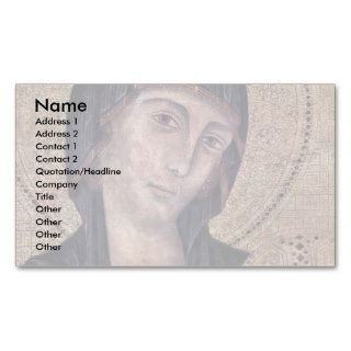 Enthroned Madonna With Eight Angels, Four Prophets Business Card Templates