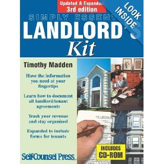 Simply Essential Landlord's Kit (Simply Essential Series) Timothy Madden 9781551807805 Books