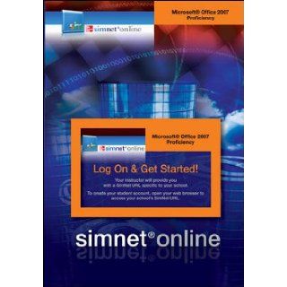 SimNet for Office 2007 Proficiency Registration Card (9780077218669) Inc. Triad Interactive Books