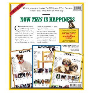 The 365 Puppies A Year Calendar 2009 (Picture A Day Wall Calendars) Workman Publishing 9780761149798 Books