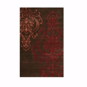Home Decorators Collection Romantica Chocolate 2 ft. 6 in. x 4 ft. 6 in. Accent Rug 0112510840