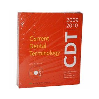 Current Dental Terminology (CDT 2009/2010, CD ROM Included) Books