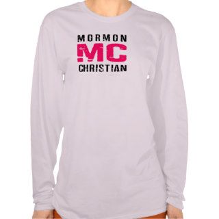 MC Mormon Christian 502 Ladies Long Sleeve Tshirts