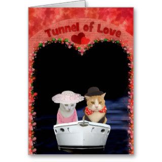 Customizable Funny Cats Greeting Card