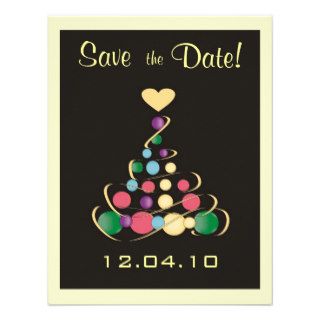 Christmas Wedding Save the Date Announcement