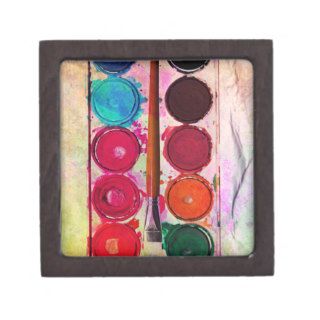 Fine Art Paint Color Box & Funny Artist Brush Premium Gift Box