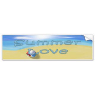 Wild Love Summer Bumper Sticker