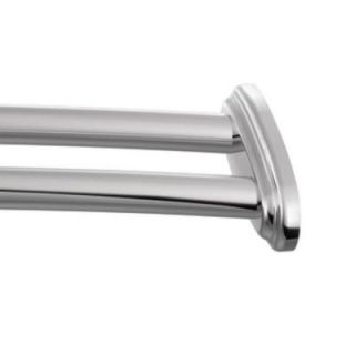 MOEN 60 in. Double Curved Shower Rod in Chrome DN2141CH