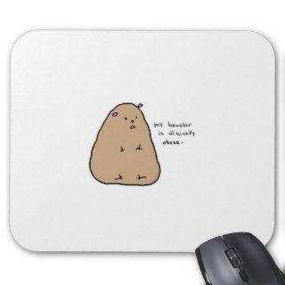 hamster mouse pad