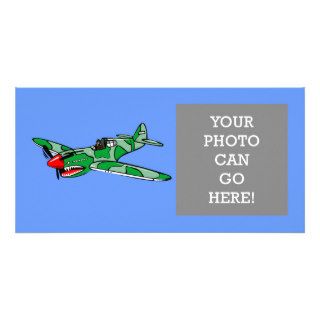P51 Mustang Airplane Design Photo Cards
