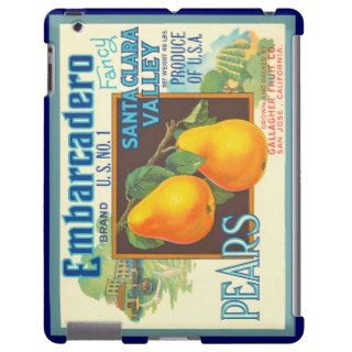 Pears Vintage Fruit Crate Art iPad Case