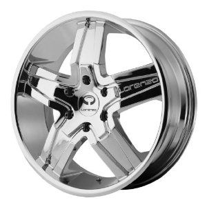 Lorenzo WL030 22x9 Chrome Wheel / Rim 6x5.5 with a 38mm Offset and a 100.50 Hub Bore. Partnumber WL03022962238 Automotive