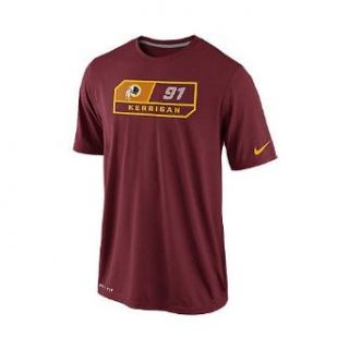 NIKE Washington Redskins Ryan Kerrigan Legend Team Player Name And Number T Shirt   Size Large, Clothing