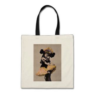 *Vintage Can Can Dancer* Canvas Bags