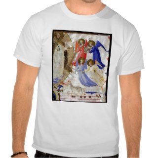 ds 558 f.67v St. Dominic with four musical angels, Tee Shirt