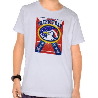American Eagle Patriot Day 911  Poster Tee Shirt