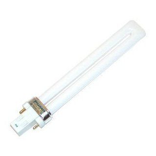Sylvania DULUX 13 Watt Single Tube compact fluorescent lamp with 2 pin base, 2700K color temperature, 82 CRI, ECOLOGIC with instant start chip   CF13DS/827/ECO/1 model number 20371 SYL   Compact Fluorescent Bulbs  