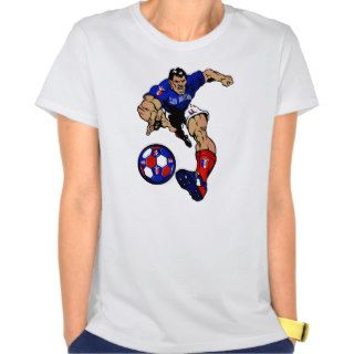 Les Bleus Football player France Fans gifts T shirt
