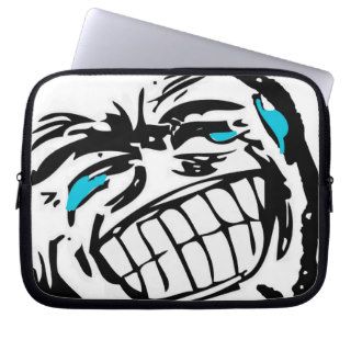 Grin Comic Face Laptop Sleeve