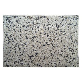 Black and White Stones Texture Placemats