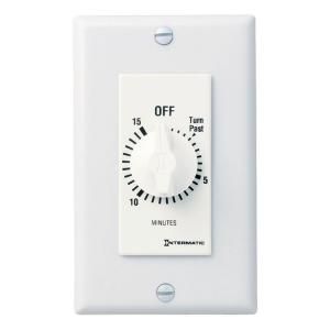 Intermatic 20 Amp 15 Minute In Wall Auto Off Spring Wound Timer FD15MWC