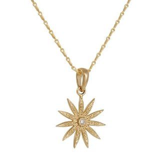 MIZUKI  11 Petal Flower Diamond Necklace in 14KY Gold Jewelry