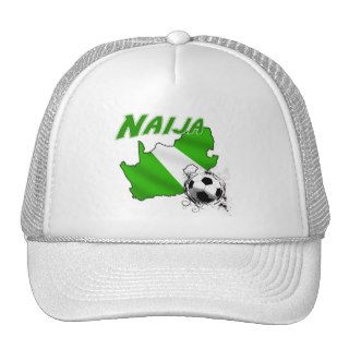 Naija South Africa goes Nigerian soccer map Hats