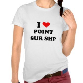 I Love Point Sur Shp California Tee Shirt