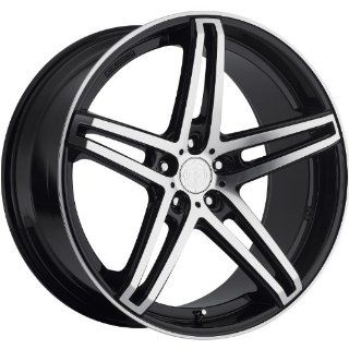 TIS 536MB 18 Black Wheel / Rim 5x112 with a 42mm Offset and a 73 Hub Bore. Partnumber 536MB 8804442 Automotive