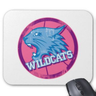 High School Musical Wildcats blue pink logo Disney Mouse Pad