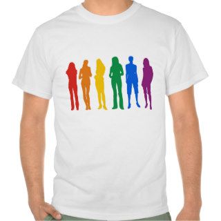 Gay Pride for Women Tee Shirts